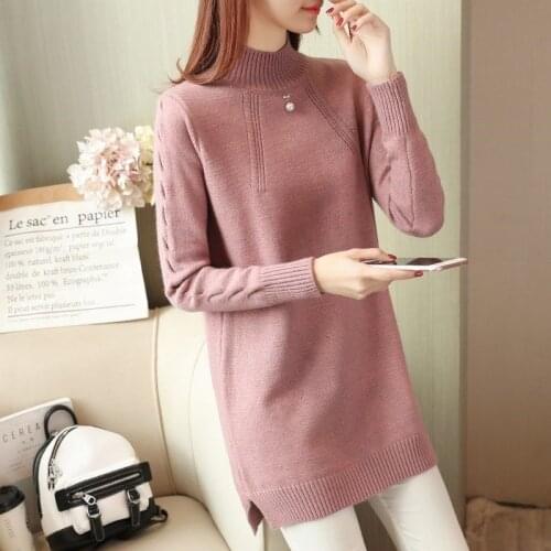 Ay1048 2020 spring autumn winter new women fashion casual warm nice Sweater woman female OL turtleneck sweater pullover
