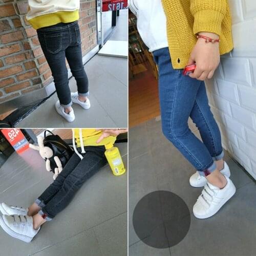 Baby girl Casual Jeans Pants Kids girls children fashion denim pant 2-7age clothes