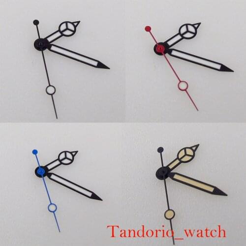 For NH35 NH36 7S26 Automatic Movement Black White Yellow Watch Hands Set Watch Parts