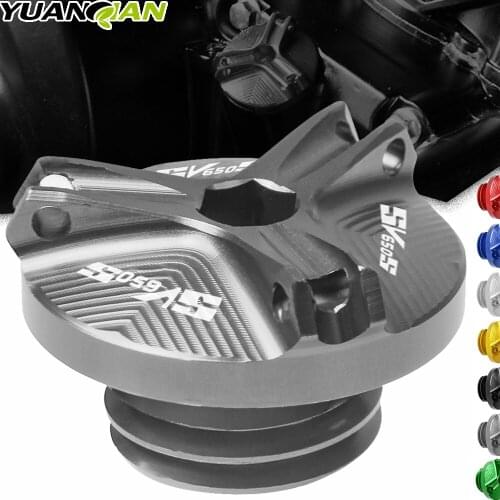 Oil Filler Cap For SUZUKI SV650 SV650S SV650 SV650 SV 650S 03-12 Motorcycle Accessories Engine Oil Drain Plug Sump Nut Cup Cover