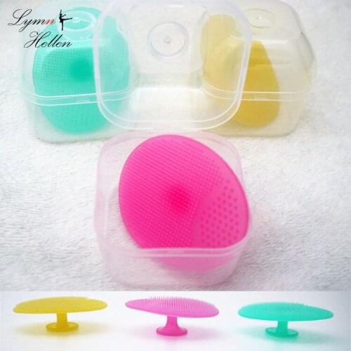 Hot baby Massage Wash Pad Face Exfoliating FDA Blackhead Facial Clean Silicone shampoo Brush Shower Bath Beauty Facial Cleanser