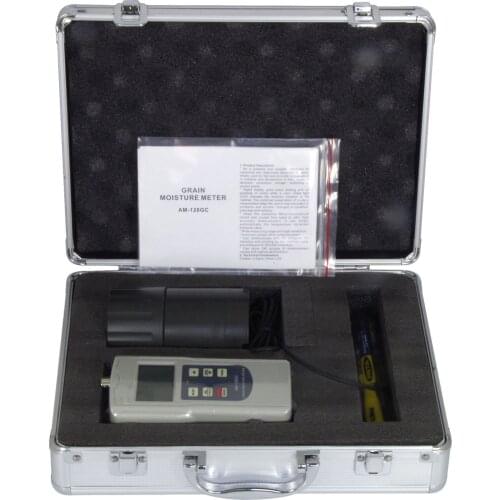 New Portable Digital AM-128GC grain powder moisture tester cup type grain moisture meter 37 Kinds