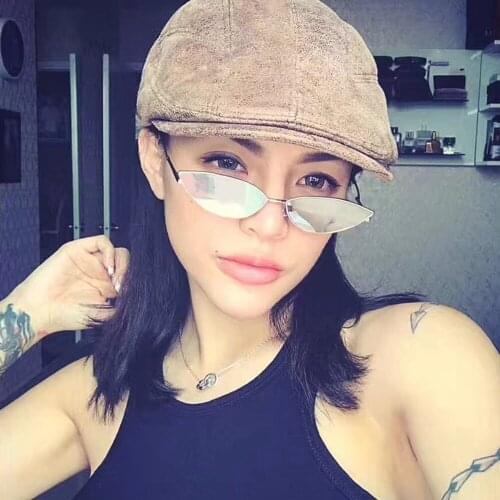 Small Oval Sunglasses Mens Womens Small Frame Cat Eye Oval Retro Vintage Sunglasses Eyeglasses Cycling Goggles oculos gafa