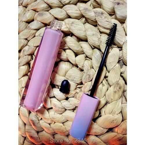 30pcs/lot Acrylic Empty Mascara Tube Pink Blue Gradient color Top Grade DIY Eye Makeup Tool Cosmetic Container