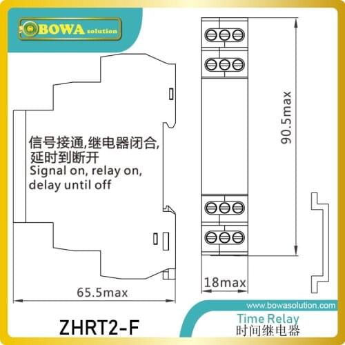 ZHRT2-F delay time relay switches on /off different parts and components of refrigeration and heat pump equipments in order