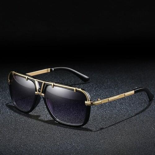 Fashion Retro Square Oversized Sunglasses For Women Men Classic Summer Beach Outdoor Driving UV400 Big Frame Sun Glasses Eyewear