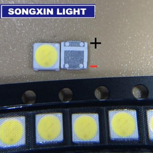 100pcs Lextar LED Backlight High Power LED 1.8W 3030 6V Cool white 150-187LM PT30W45 V1 TV Application