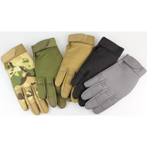 Outdoor Sports Gloves Full Finger Tactical Military Anti-skid Protection Glove A9 Motorcycle Cycling Racing Gloves
