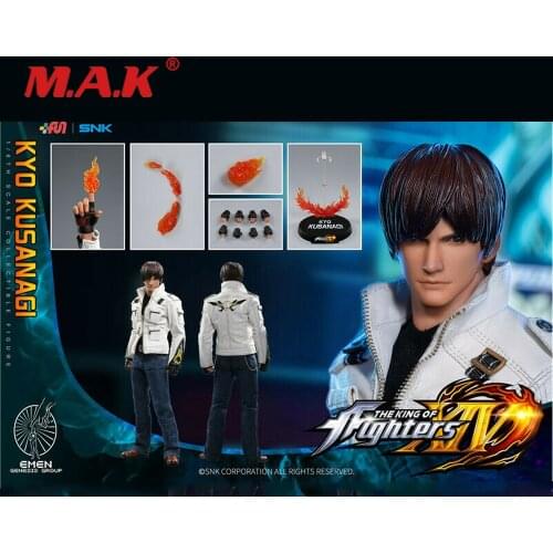 In Stock Genesis 1/6 The Kings Of Fighters Kyo Kusanagi SNK Game Figure Statue Model for Collection Game Character Model