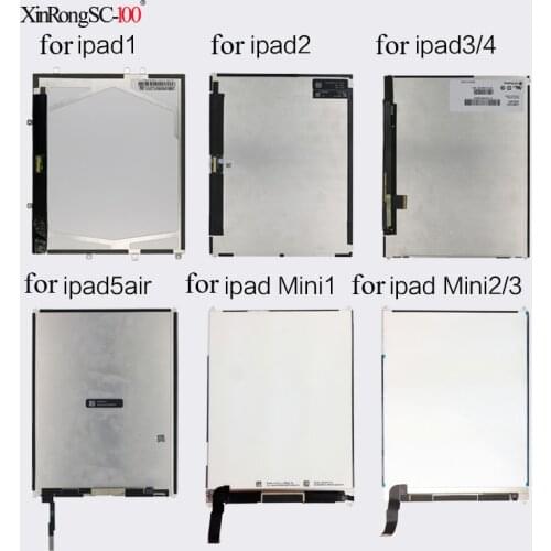 For ipad mini 1 2 3 4 5 6 6th mini1 mini2 air pro 2018 ipad2 ipad3 ipad4 ipad5 A1489 A1474 A1566 tablet LCD Display Screen