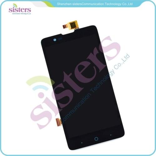 2pcs/lot Wholesale LCD Display Touch Screen Digitizer Full Assembly For ZTE Red Bull V5 U9180 V9180 N9180 5.0 inch Free Shipping