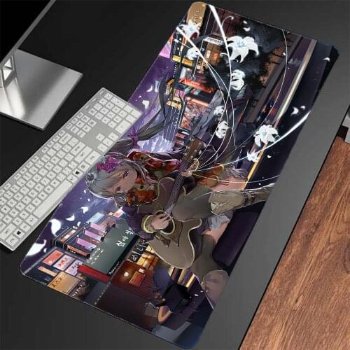 Winter Anime Girl Mouse Pad High Quality Office Desktop Protection Pad Notebook Mini Pc One Piece Wholesale Keyboard Mousepad Xl