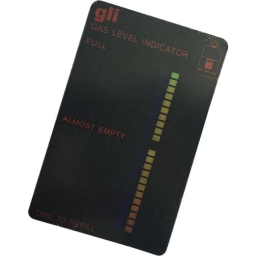 1pc Gas Tank Level Indicator Magnetic Gauge Caravan Bottle Propane Butane LPG Fuel Gas Tank Level Indicators with package