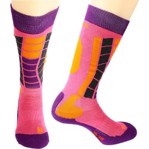 2021 Men Women Winter Warm Thermal Ski Socks Thick Cotton Sports Snowboarding Hiking Cycling Skiing Soccer Socks Thermosocks