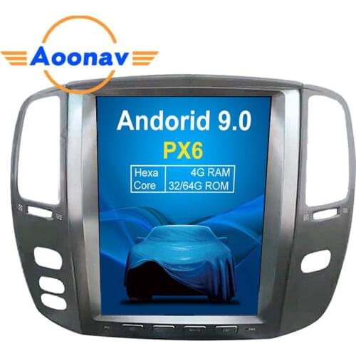 AOONAV 12.1 inch car DVD player vertical screen for Toyota Land Cruiser 100 2002-2007/Lexus LX470 2003-2007 multimedia player