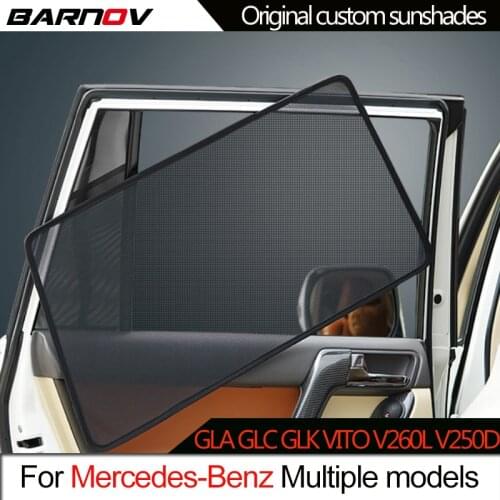 Car Special Magnetic Curtain Window SunShades Mesh Shade Blind Original Custom For Mercedes-Benz GLA GLC GLK V260L V250d Vito