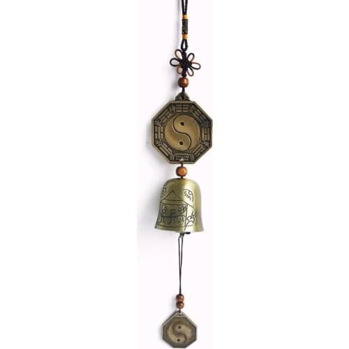 Feng Shui Bagua / Pakua Wind Chime or Hanging for Protection W Fengshuisale Red String Bracelet SKU W1726