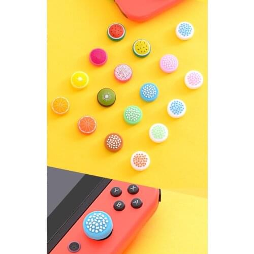 50sets=200pcs New design Thumb Stick Grip Cap Joystick Cover For Nintend Switch Lite NS Joy-con Controller Case