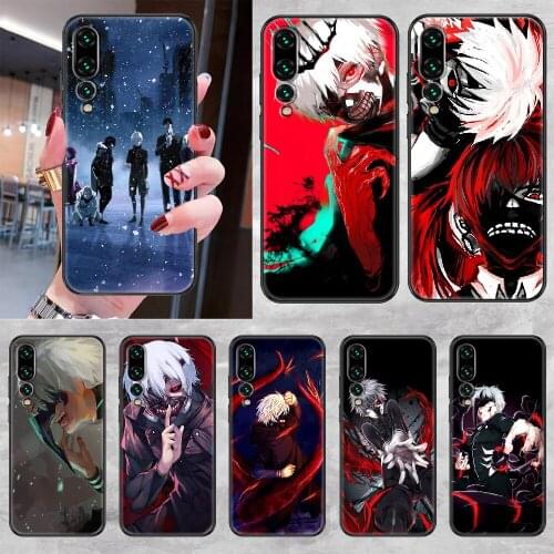 Anime Tokyo Ghoul Kaneki Ken Phone case For Huawei P Mate P10 P20 P30 P40 10 20 Smart Z Pro Lite 2019 black luxury waterproof