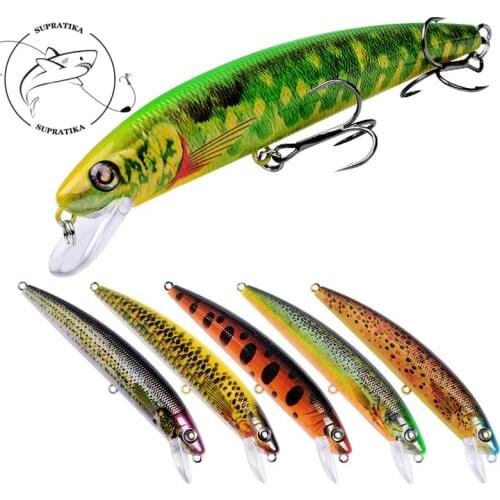 14CM/19G Artificial Minnow High Quality Fishing Lure Hard Bait Diving Depth0.6-1.8m Anti-corrosion Bionic Plastic Fishing Bait