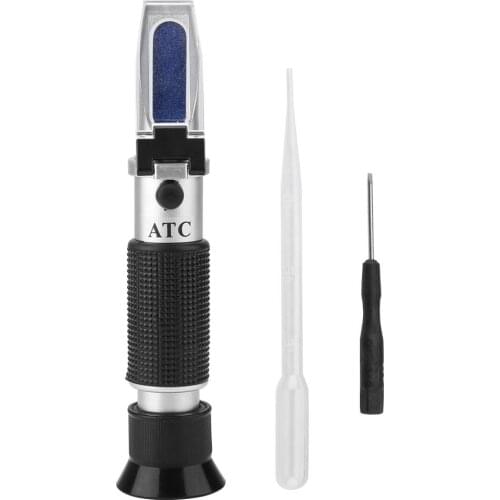 1 Set Brix Meter Salinity Meter Refractometer 2 In 1 Sweetness Meter Food Soup Saltiness Test RZ134