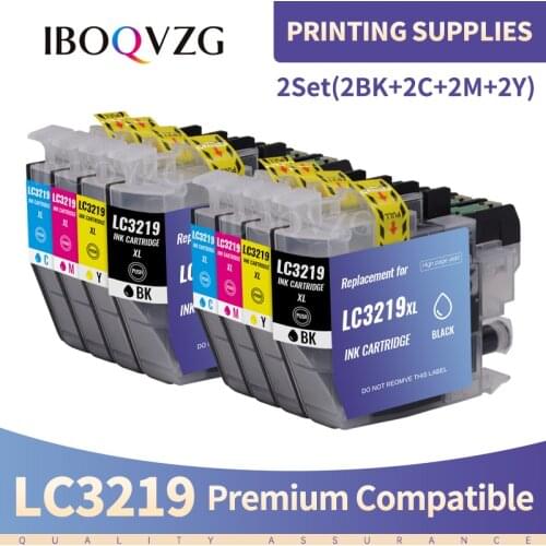 IBOQVZG LC-3219 3219XL Ink Cartridge Compatible Brother LC 3219 for Brother MFC J6530DW J5330DW J5730DW J6935DW J5335DW Printer