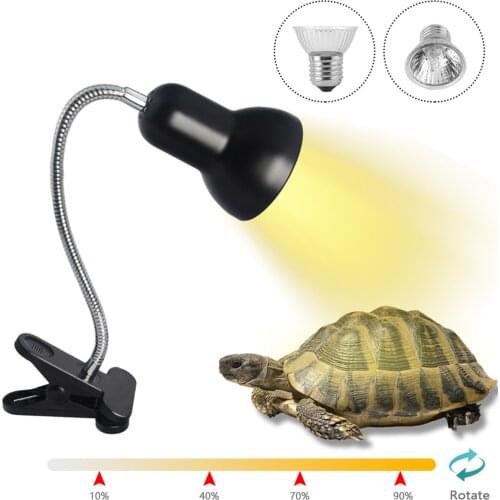 50W 70W Reptile Heating Lamp UVB Reptile Light Adjustable Temperaturefor Lizard Turtle Aquarium Tank Reptile Amphibian Supplies