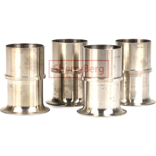 SherryBerg Set (4pcs) Carburetor Carb Velocity Stacks Air Horns Ram Pipes Trumpet for Fajs 40dcoe WEBER 40 DCOE DELLORTO SOLEX