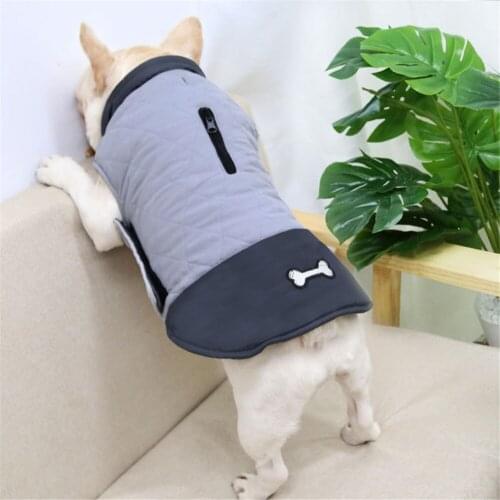 New Harness Winter Pet Warm Clothes Plus Velvet Thickening Soft and Breathable Adjustable Buckle Jacket Small Medium Dog