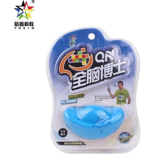 New Yuxin QN Yuanbao Shape Magic Cube Puzzle Educational CubeToy For Children Cubo Magico Blister Packaging Toys For Kids Game