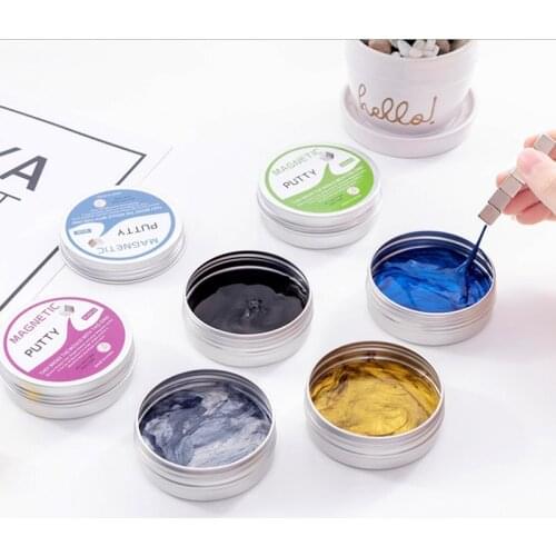 Plasticine Clay Toys Mud Rubber Kids Diy Gifts Magnet Ferrofluid Magnetic
