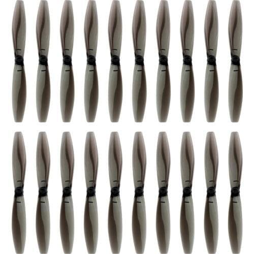LDARC 10 Pairs 65mm Propeller 1.5mm Hole 2-Blade Paddle CW CCW Props PC Propellers for Toothpick Frame DIY RC Drone Quadcopter