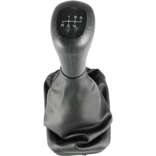 For Mercedes Benz W202 C (93-01) W208 CLK (97-03) W210 E (95-03) New 5 Speed Car Stick Gear Shift Knob With Leather Boot