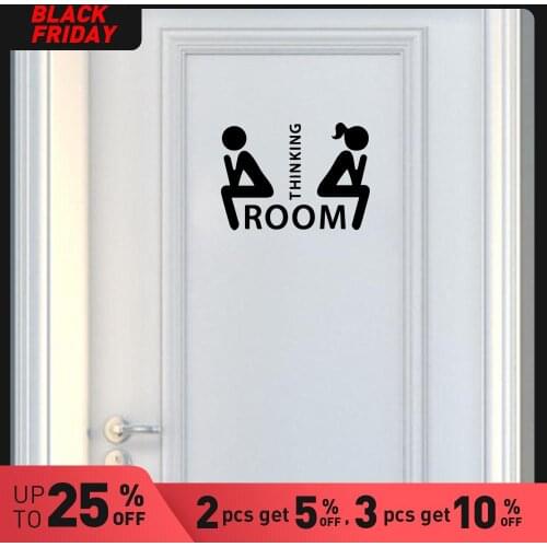 Modern WC Wall Sticker Removable Wall Stickers Diy Wallpaper Home Decoration Wall Decal Wall Sticker Self Adhesive Watercolo