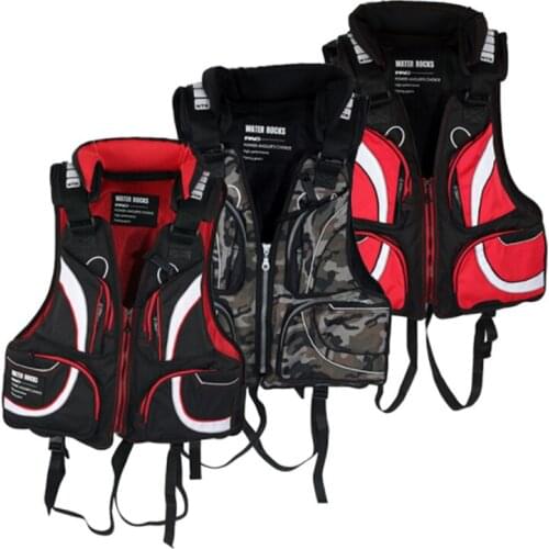 Fishing Life Jacket Night Reflected Life Vest Multi-function Buoyancy Life Vest 120Kg Outdoors Swimming Sea Life Jacket