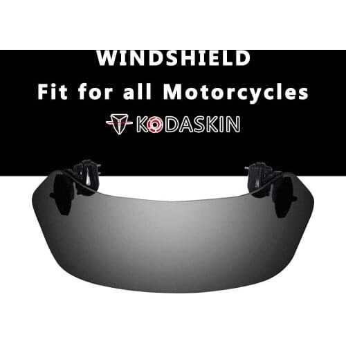 KODASKIN Universal Motorcycle Risen Clip On Windscreen Windshield Extension Deflector For NINJA400 R1200GS XADV Tmax DL650
