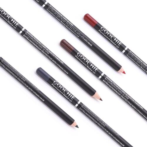 Goochie waterproof eyebrow and lip design pencil for permanent makeup