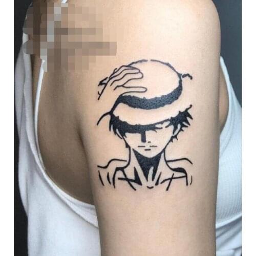 Temporary tattoos anime Stickers Anime Style Temporary Tattoo Stickers Waterproof Fake Tattoos