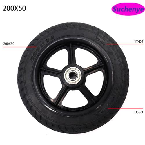8 inch 200x50 Solid Wheel Explosion-proof 8x2" Solid 200x50 Tire fit for Electric Scooter Balance Scooter