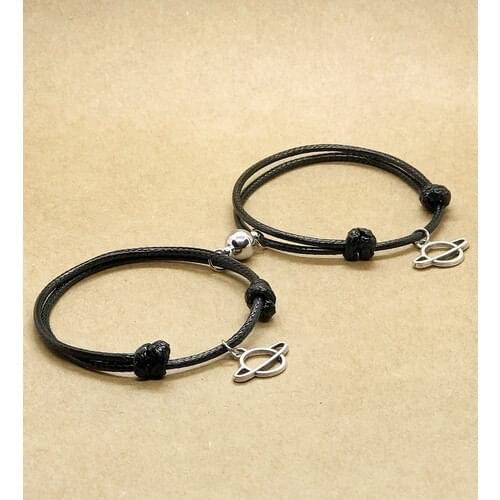 Zhayat Saturn Planet Magnet Dear Wrist Straps Kombin Double Female Male Dual Jewelry