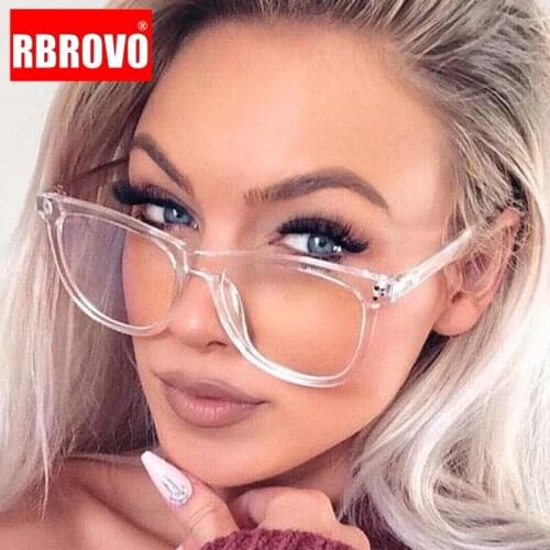 RBROVO Classic Myopia Glasses Women Anti Blue Light Glasses Square Eyeglasses Nearsighted Prescription Glasses Gafas Para Leer