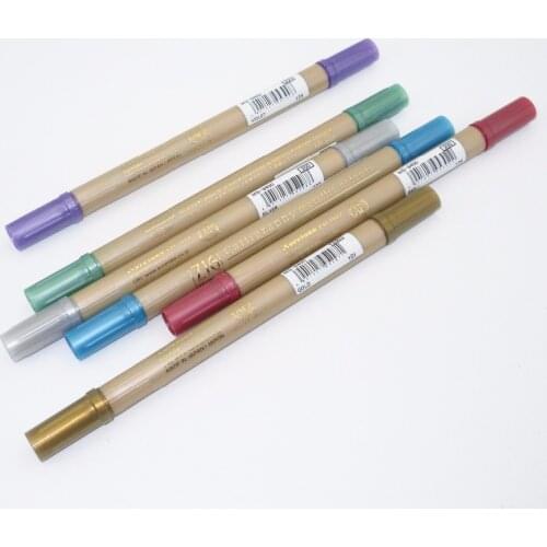 ZIG Kuretake Memory System Twin Marker Writer Metallic Colors Gold MS-8400 Waterbased Pigment Ink Lettering Pens