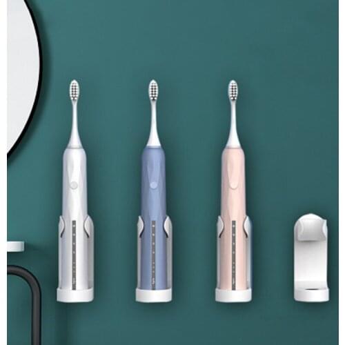 1Pc Electric Toothbrush Wall-Mounted Holder Space Saving Creative Traceless Stand Rack Toothbrush Organizer Bathroom Accessories