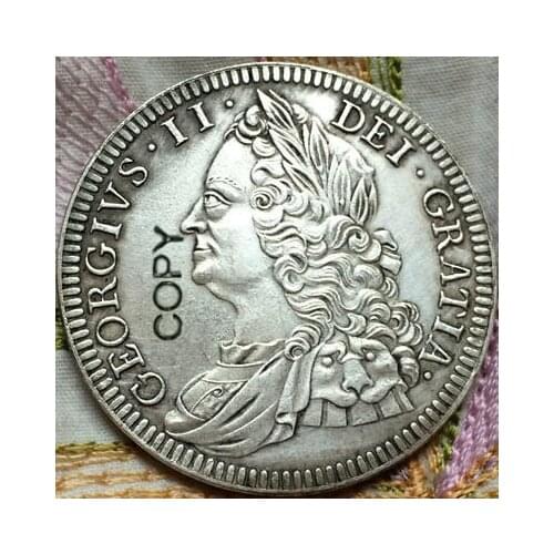 1746 United Kingdom 1 Crown coins