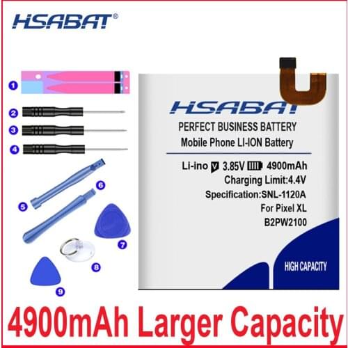 HSABAT High Capacity B2PW2100 Battery for HTC nexus google Pixel XL / Nexus M1 free shipping