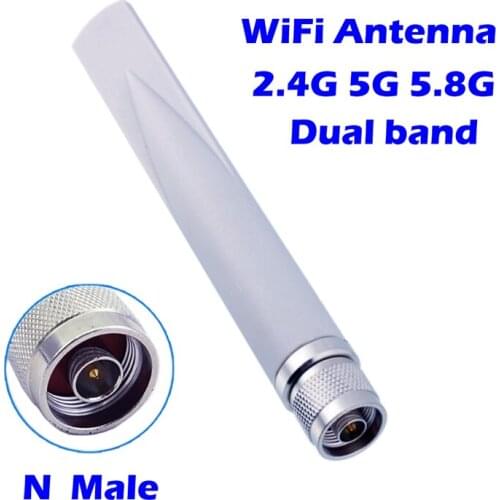AP Antenna WiFi 9dbi Waterproof 2.4GHz 5GHz 5.8GHz Dual Band For FPVUAV Drone Modem PCI Card Wireless Router Repeater Extender