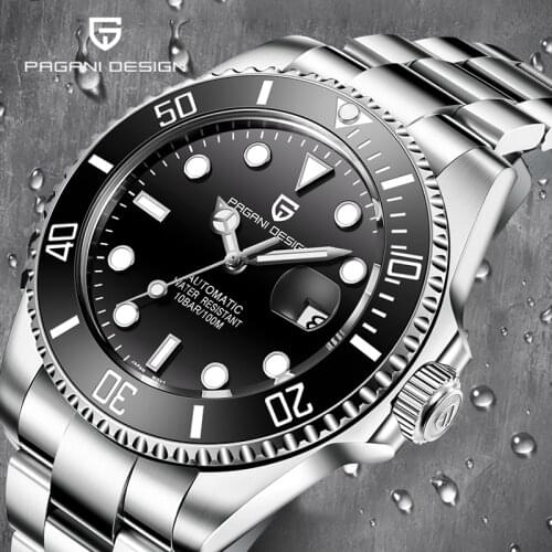 Pagani Design Automatic Watch Men Luxury Waterproof Business Men Mechanical Wristwatches Fashion Sapphire Crystal Reloj Hombre