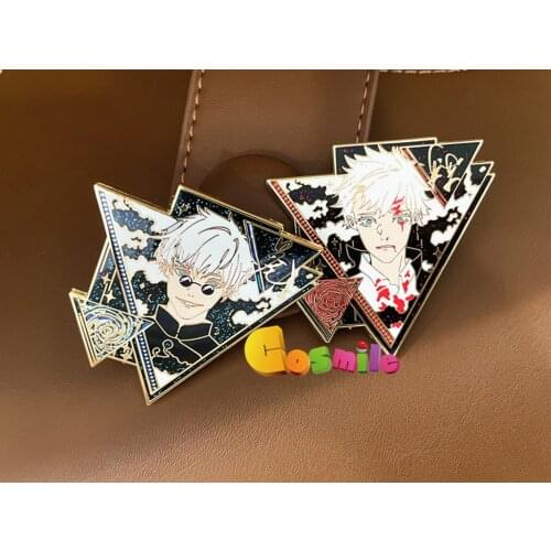 Cosmile Anime Jujutsu Kaisen Gojo Satoru metal badge brooch pin pendant collection limited cute cosplay christmas cos gift