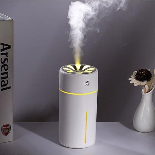 ELOOLE Flower Mini Air Humidifier USB Portable Humidification 360ml Capacity Spray Mist Aromatherapy Diffuserfor Room Car Office