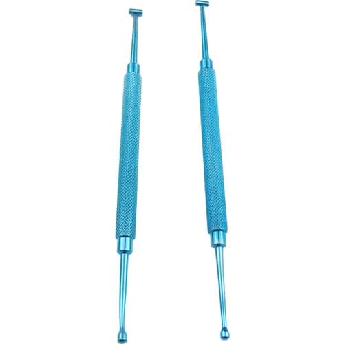 NEW Double Ended Titanium Autoclavable Scleral Depressor Ophthalmic Tweezers Ophthalmic Forceps Ophthalmic Eye Instrument